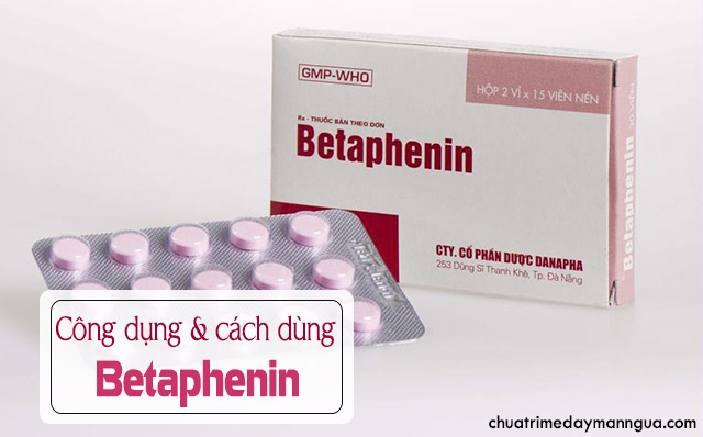 thông tin về thuốc Betaphenin