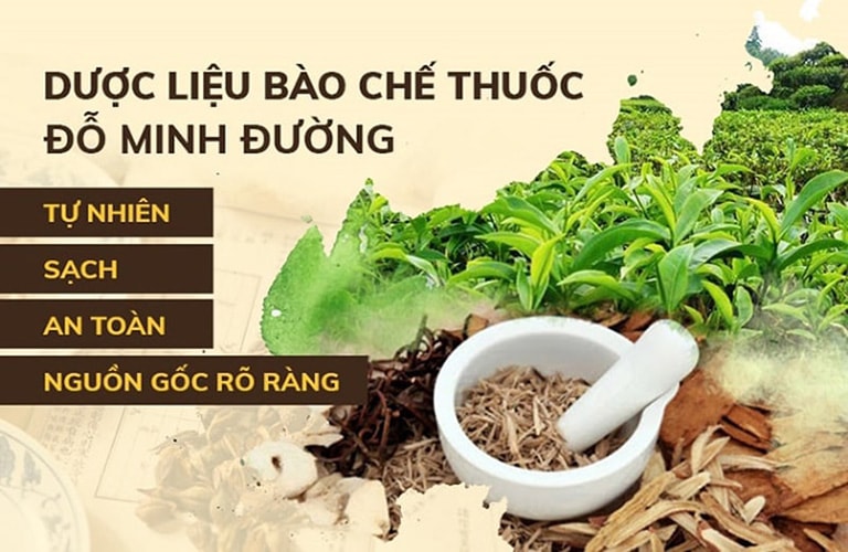 Mề đay Đỗ Minh được điều chế hoàn toàn từ thảo dược tự nhiên thuần Việt